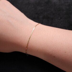 14k solid gold Serpentine Bracelet